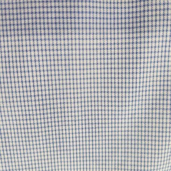 Men's Dress shirt Slim fit Collared Button down blue white Size XL CALVIN KLEIN - Picture 6 of 13